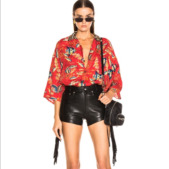 R13 | Shorts | Nwot R3 Fringe Leather 